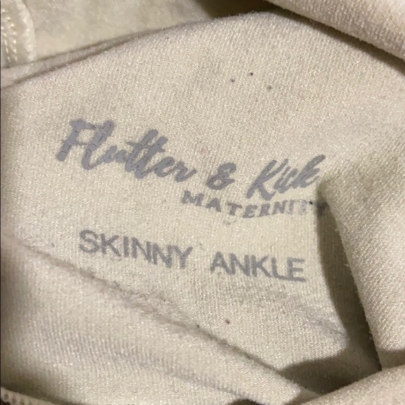 Flutter & Kick Maternity Skinny Ankle Jeans Size 6 - Picture 6 of 8